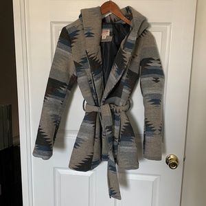 Southwestern Grey/Brown/Blue Coat